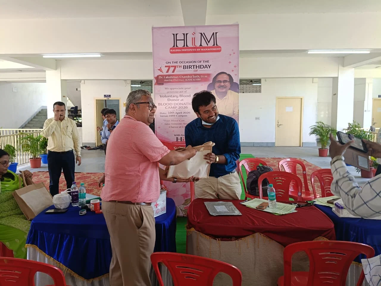 HIM Organizes Blood Donation Camp with ICARE