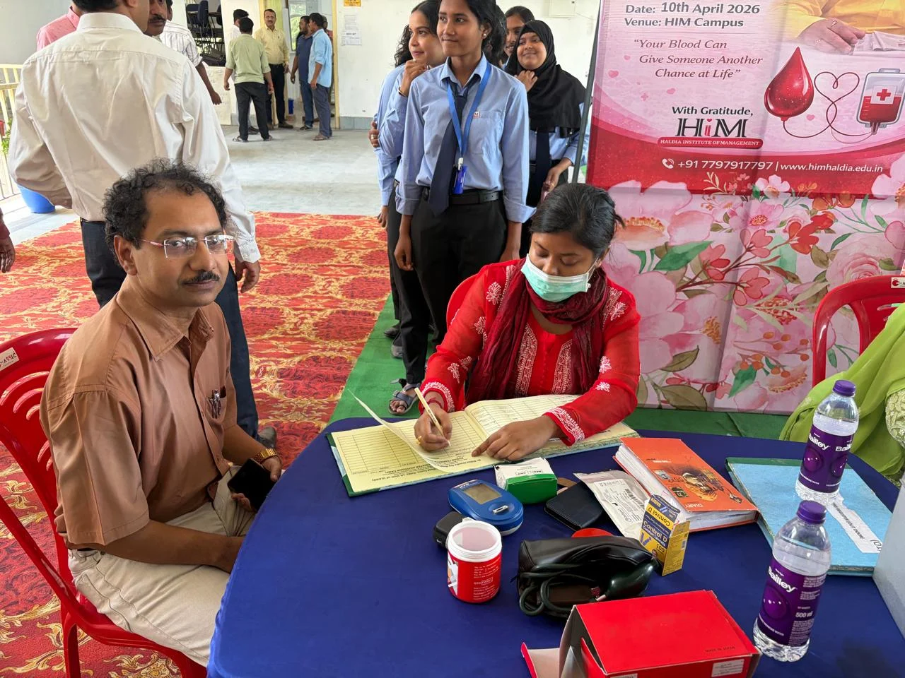 HIM Organizes Blood Donation Camp with ICARE