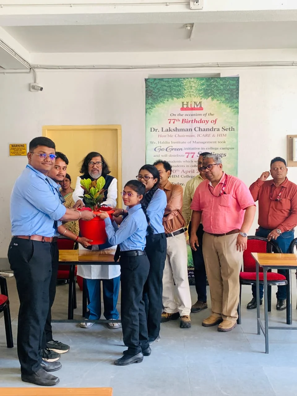 Go Green Initiative on 77th Birthday of Dr. Lakshman Chandra Seth