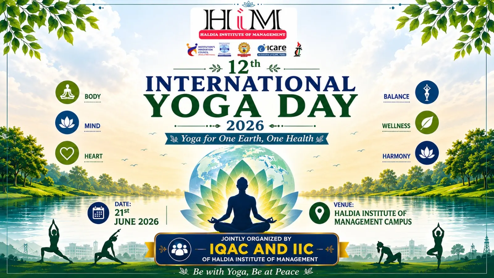 HiM celebrated 12th International Yoga Day, 2026